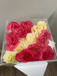 25 Rose Box (10" x 10" x 6"H)