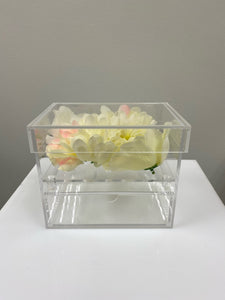 6 Rose Box with Drawer (6" x 4" x 4.5"H)