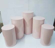 Load image into Gallery viewer, Pink/Grey Round Plinth Sets Bulk Pricing