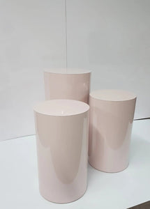 Pink/Grey Round Plinth Sets Bulk Pricing